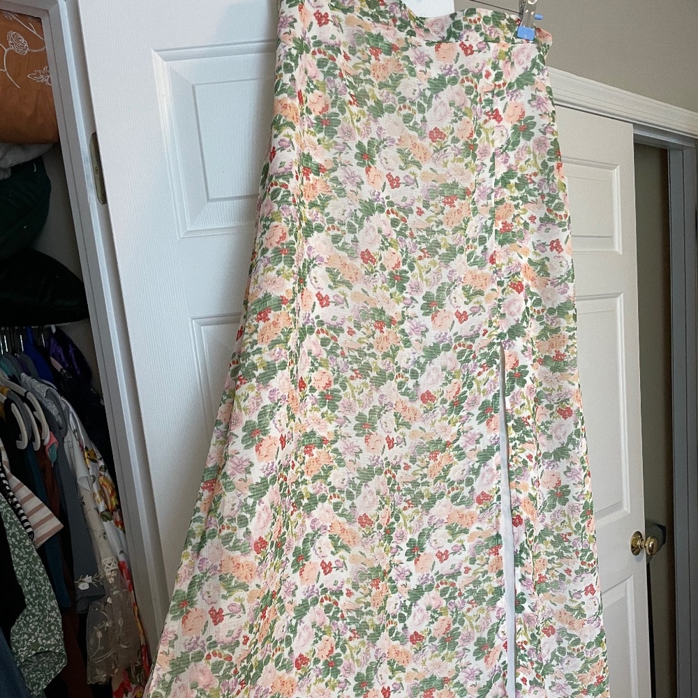 Floral Maxi Skirt